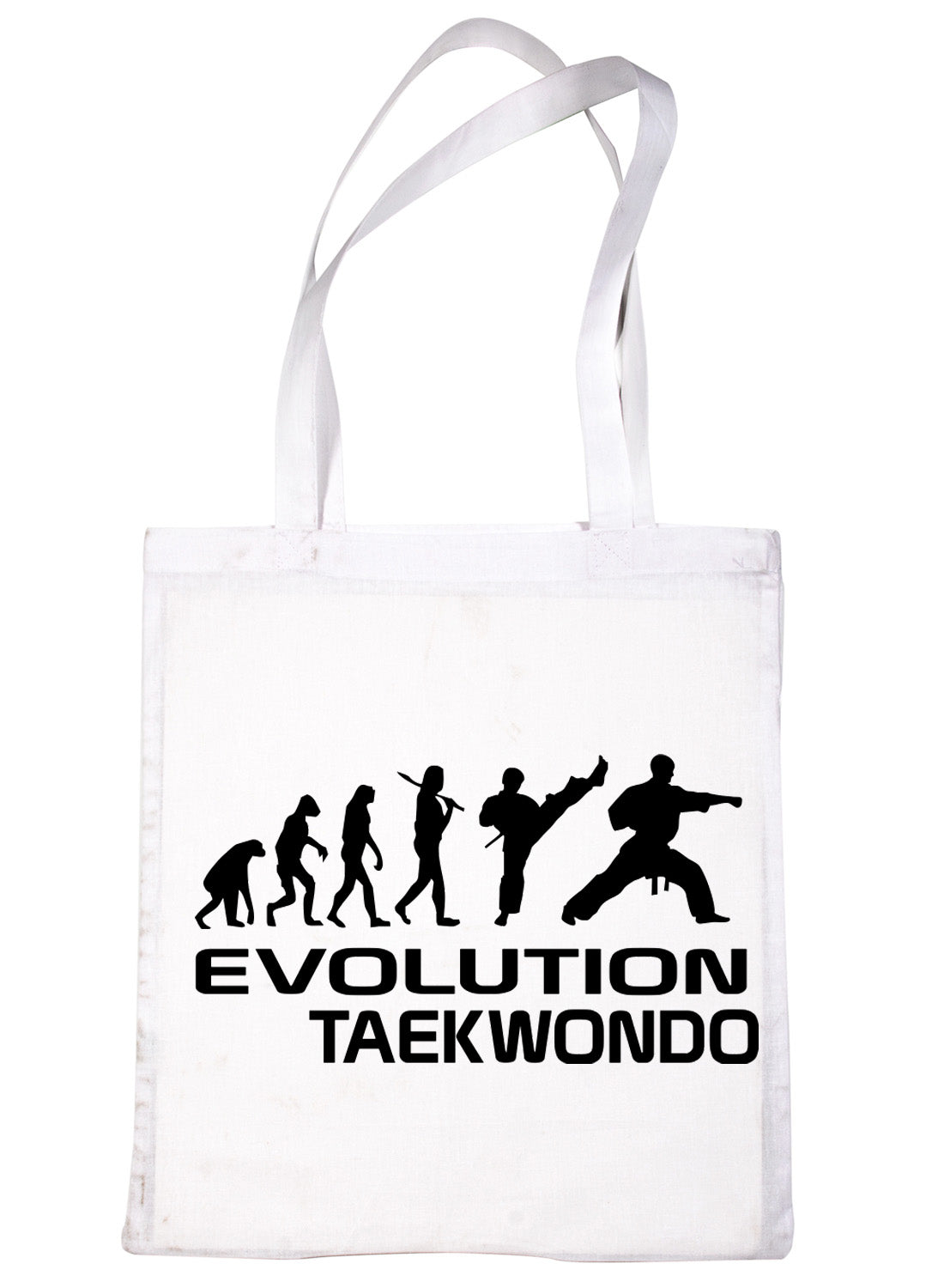 Evolution Of Taekwondo Martial Arts Karate Shopping Tote Bag Ladies Gift