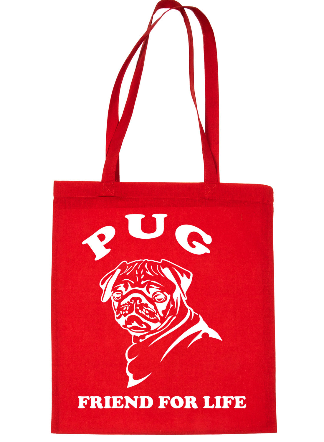 Pug Dog Lover Present Shopping Tote Bag Ladies Gift