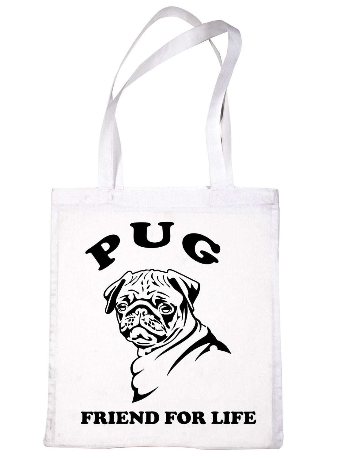 Pug Dog Lover Present Shopping Tote Bag Ladies Gift