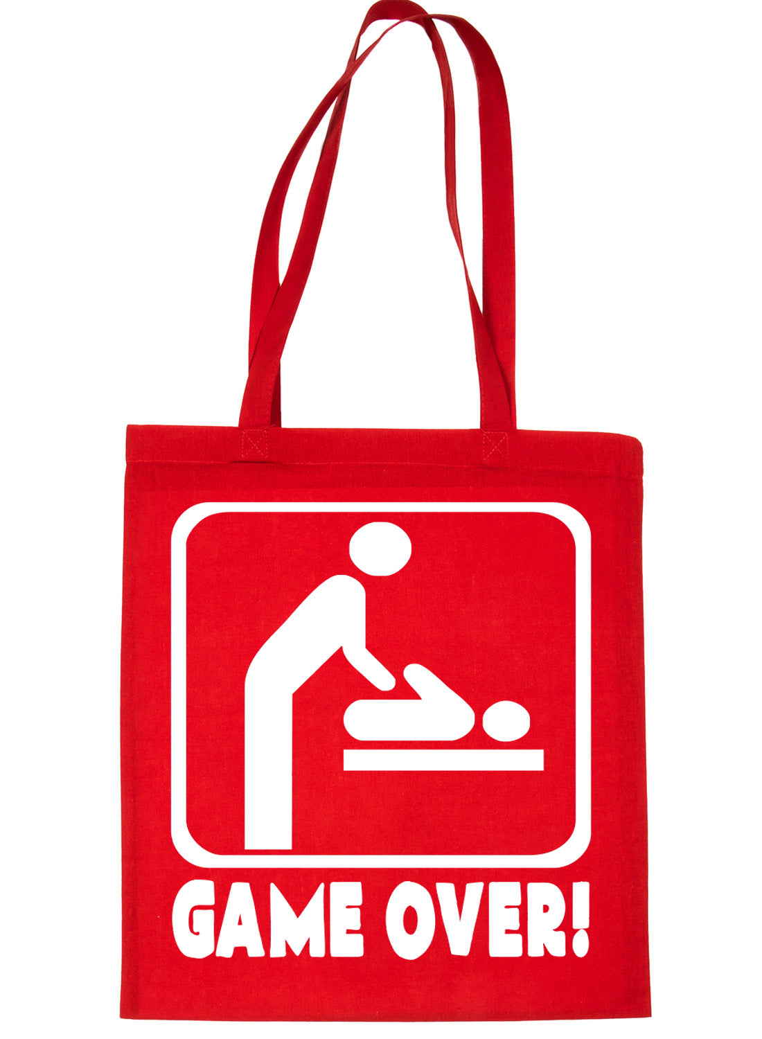 Game Over New Baby Christening Shopping Tote Bag Ladies Gift
