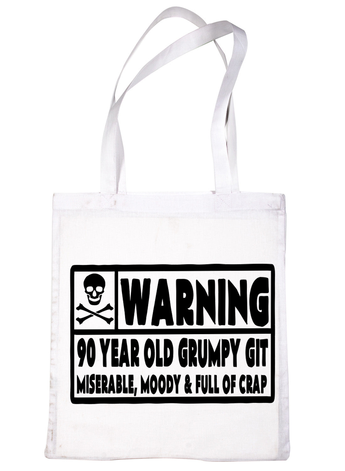 90 Year Old Git 90th Birthday Present Shopping Tote Bag Ladies Gift