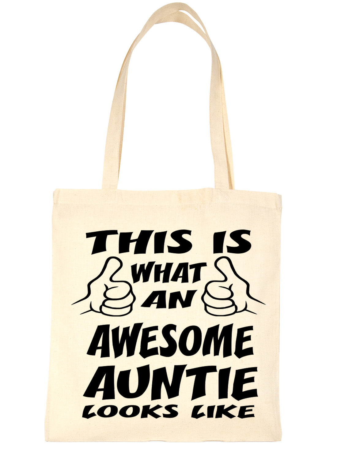 This Is What An Awesome Auntie Looks Like Shopping Tote Bag Ladies Gift