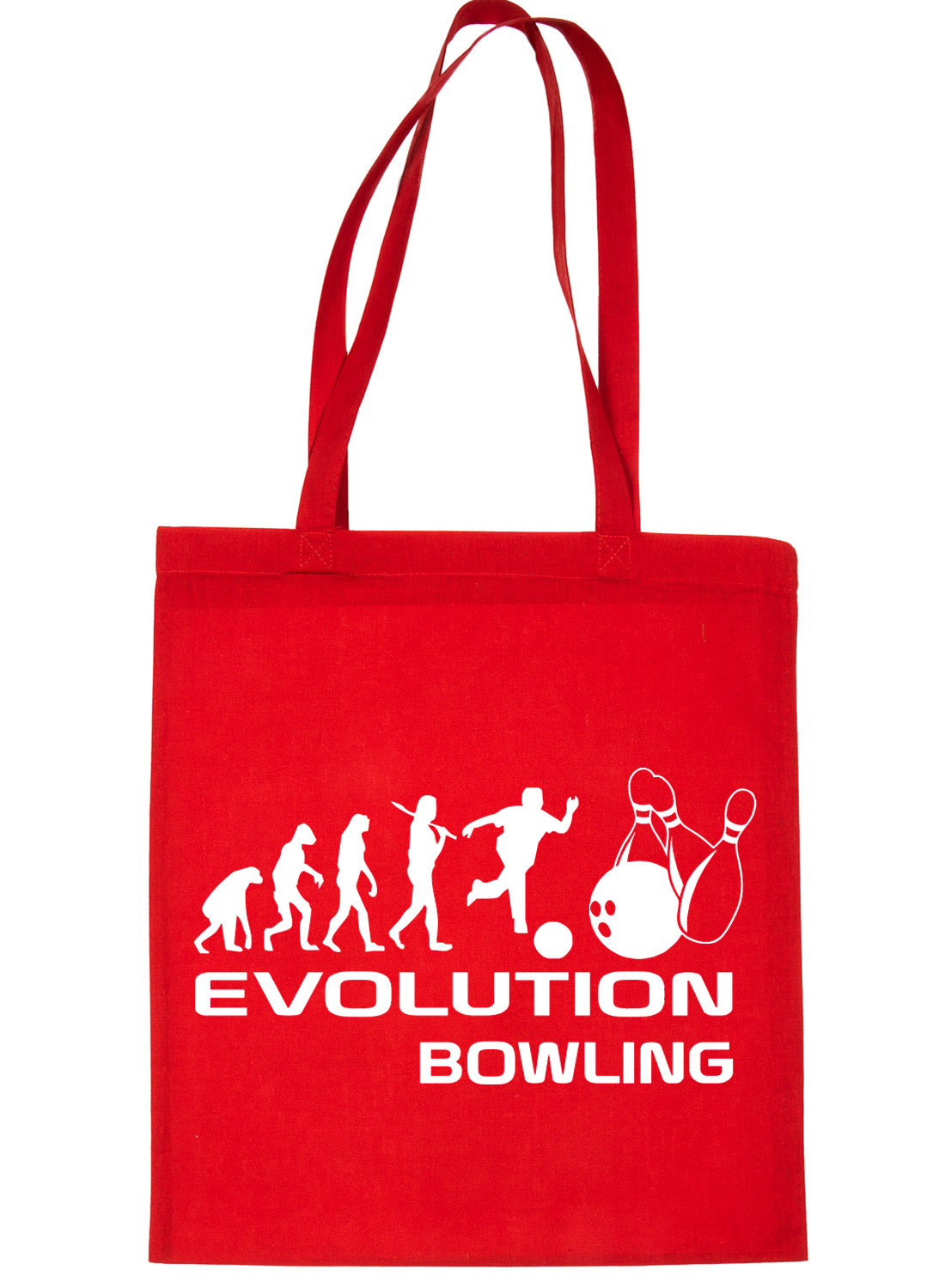 Evolution Of Ten Pin Bowling Funny Shopping Tote Bag Ladies Gift