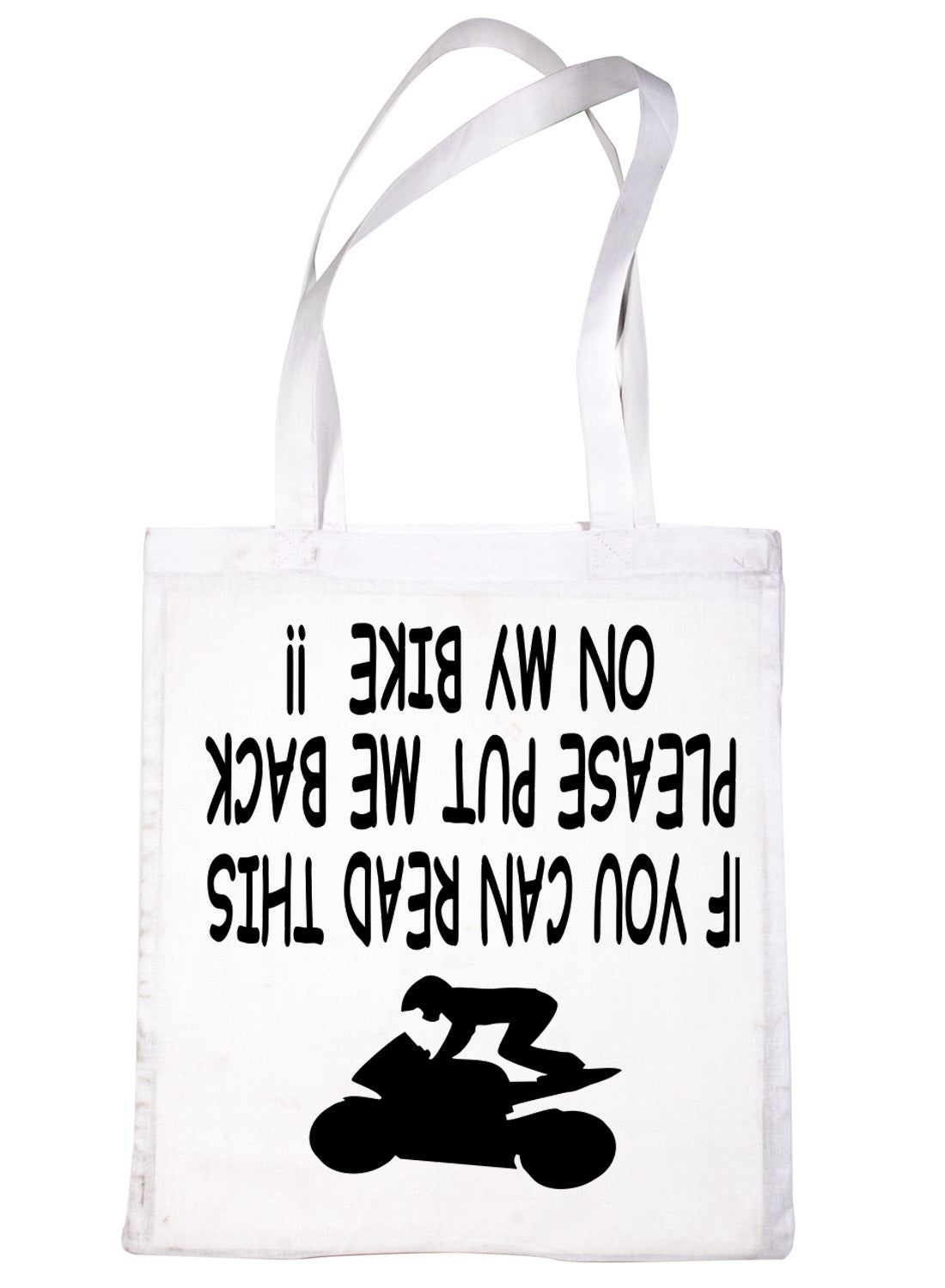 Motorbike If You Can Read This Funny Shopping Tote Bag For Life Ladies Gift