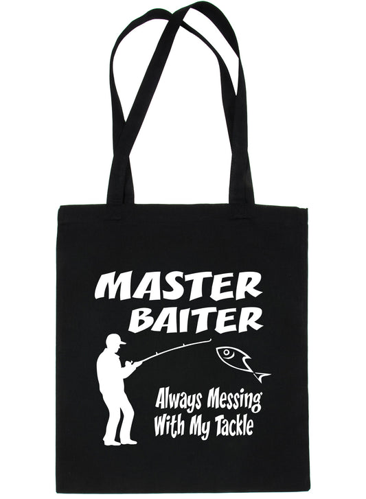 Master Baiter Angling Fishing Shopping Tote Bag For Life Ladies Gift
