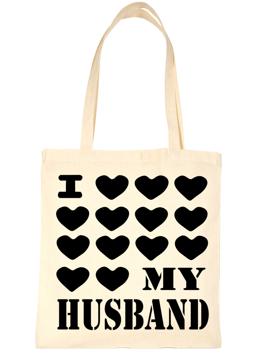 I Love My Husband Wedding Marriage Funny Shopping Tote Bag For Life Ladies Gift