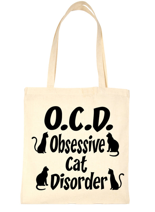 Obsessive Cat Disorder Shopping Tote Bag For Life