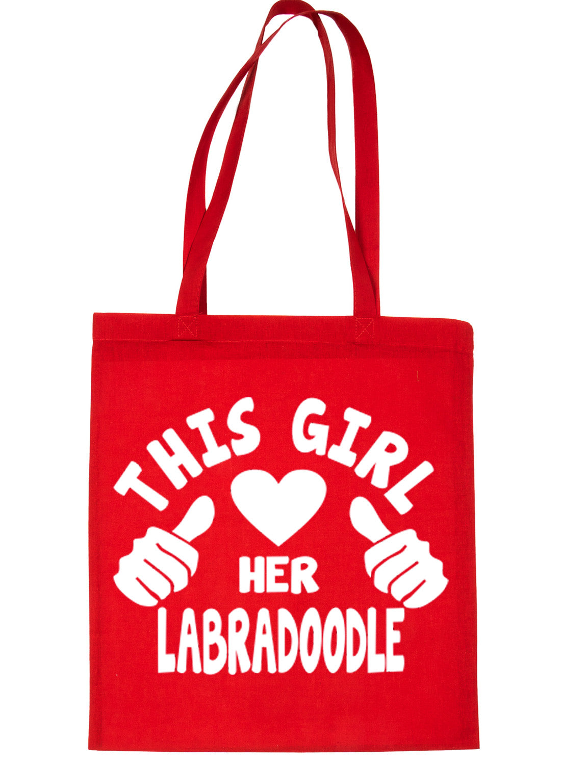 This Girl Loves Her Labradoodle Dog Lover Shopping Tote Bag For Life