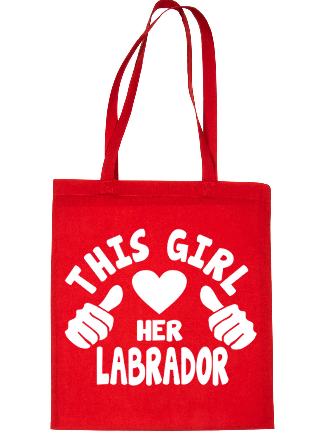 This Girl Loves Labrador Dog Lover Shopping Tote Bag For Life