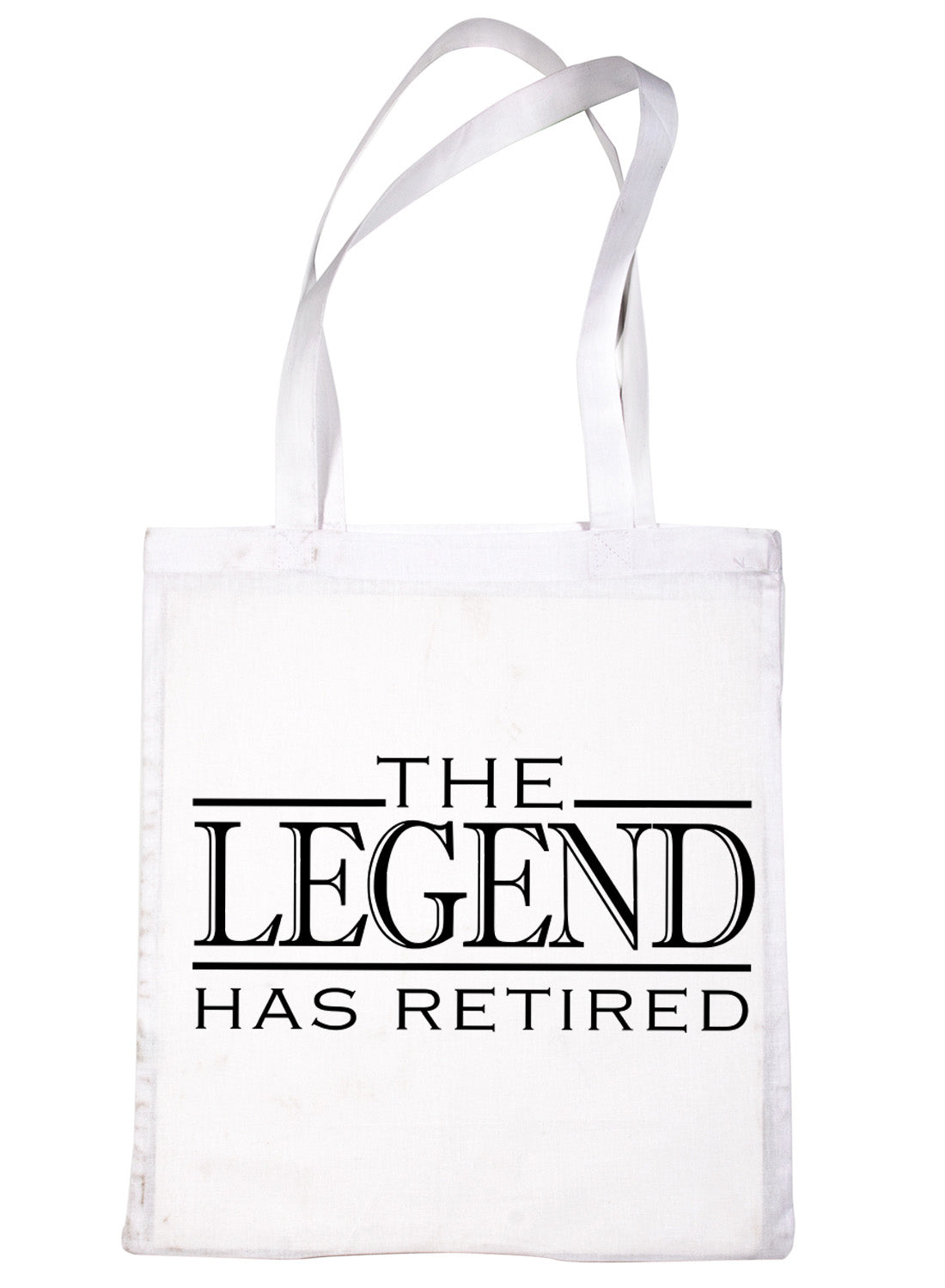 The Legend Has Retired Retirement Gift Funny Shopping Tote Bag For Life