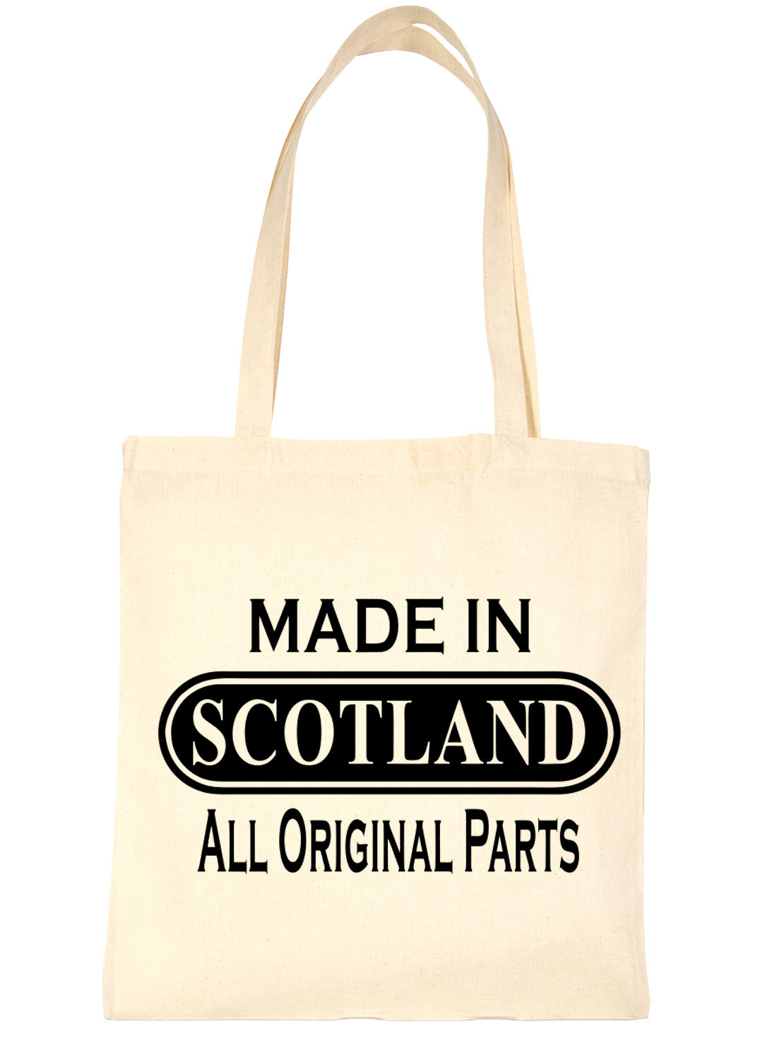 Made In Scotland Scottish Proud To Be Scot Funny Shopping Tote Bag For Life
