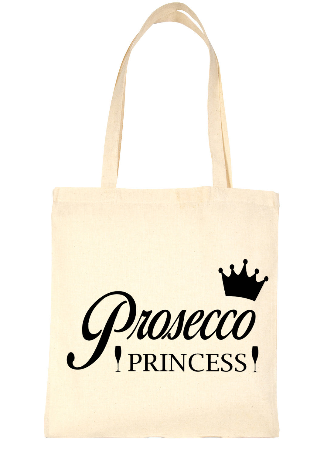 Prosecco Princess Hen Party Wedding Funny Shopping Tote Bag For Life