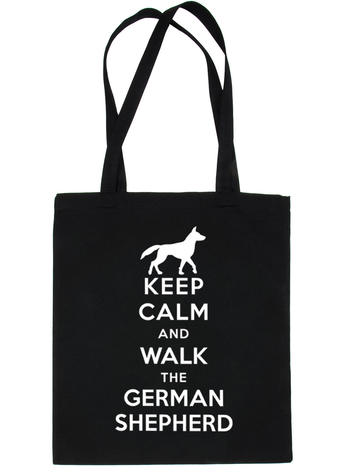 Keep Calm and Walk The German Shepherd Lover Bag For Life Shopping Tote Bag