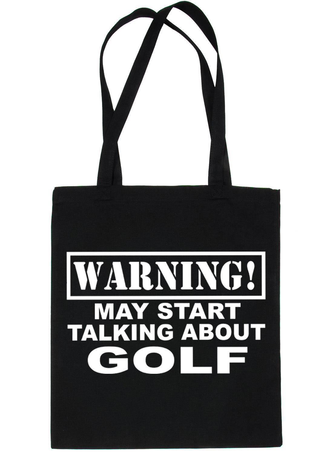 Warning May Talk About Golf Golfer Bag For Life Shopping Tote Bag