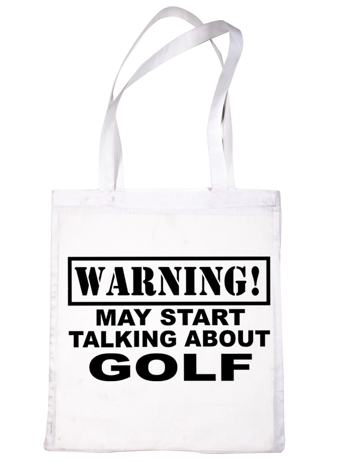 Warning May Talk About Golf Golfer Bag For Life Shopping Tote Bag