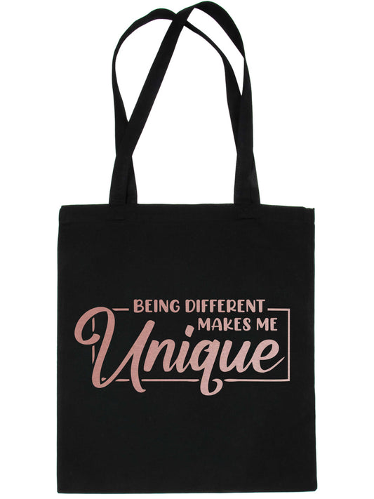Being Different In Rose Gold Tote Bag Mental Awareness Self Love Gift Resuable Shopping Bag