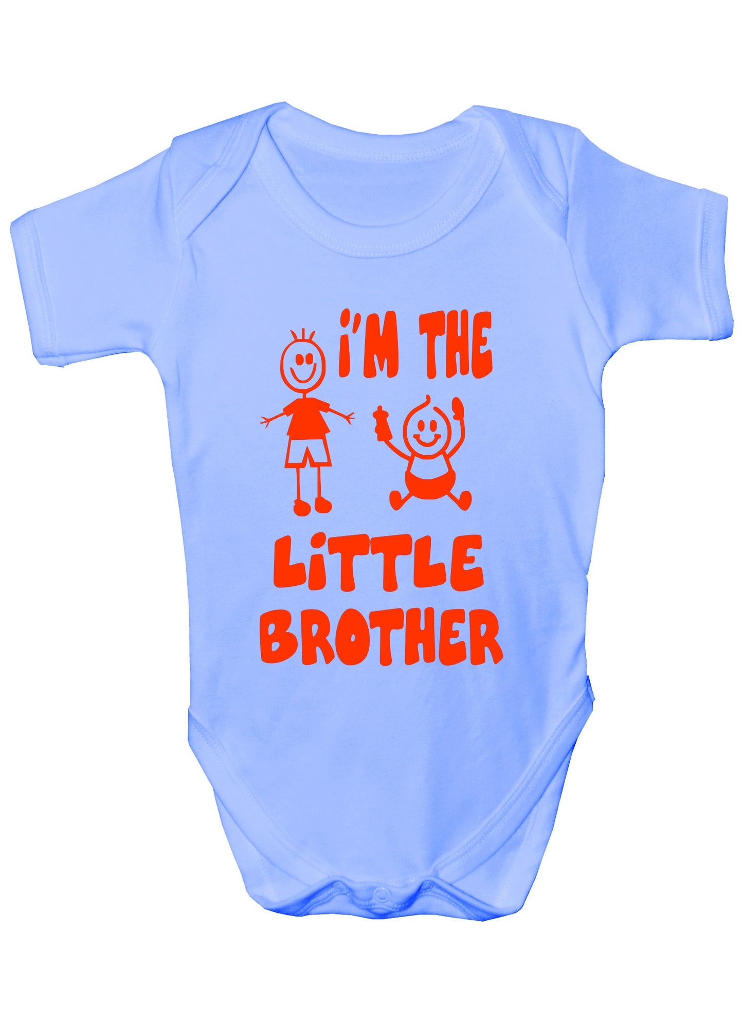 I'm The Little Brother Funny Boys Girls Babygrow