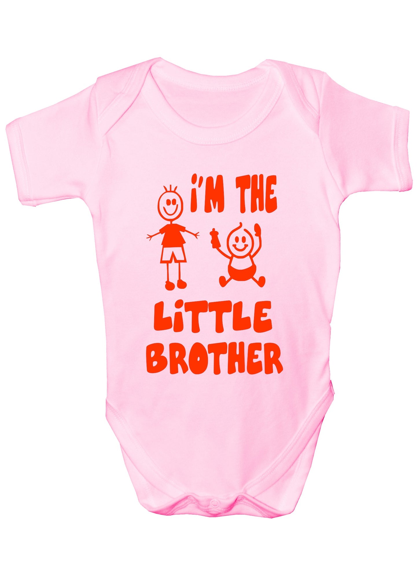 I'm The Little Brother Funny Boys Girls Babygrow