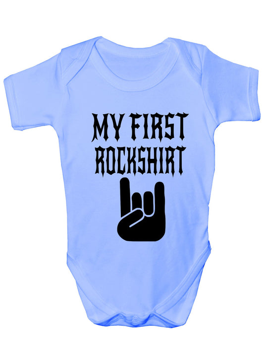 My First Rock Top Music Funny Boys Girls Baby Babygrow