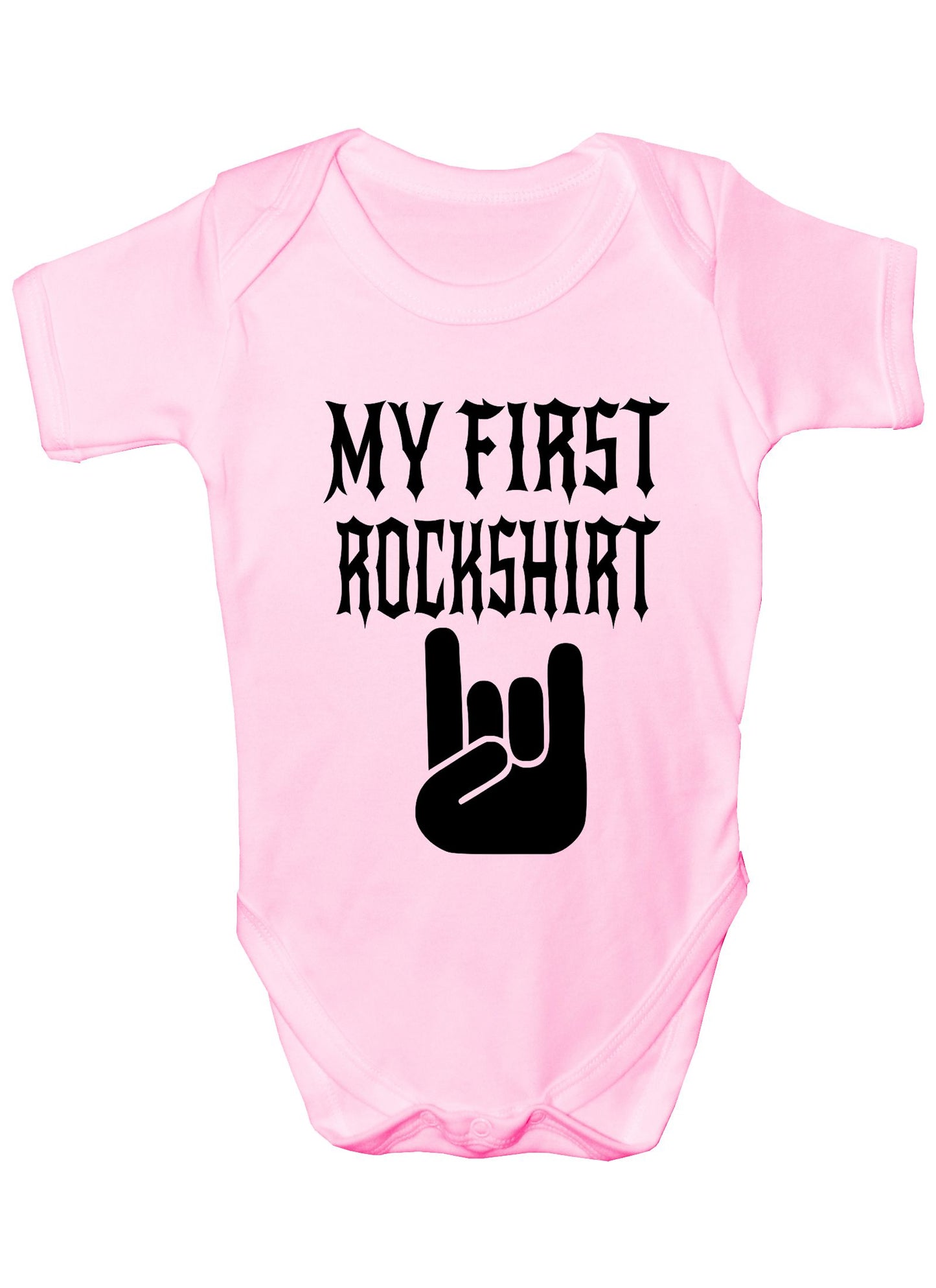 My First Rock Top Music Funny Boys Girls Baby Babygrow