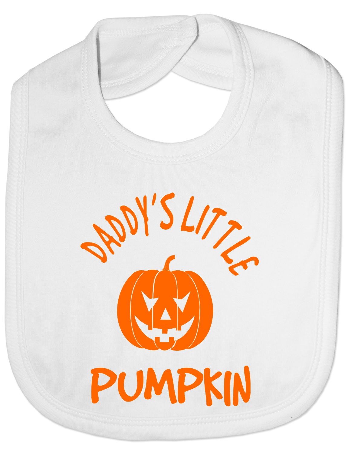 Daddy's Little Pumkin Halloween Feeding Bib Present