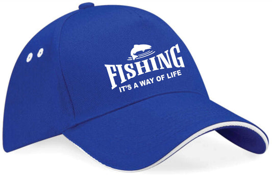 Fishing It's A Way Of Life Baseball Cap Anglers Sports Gift For Men & Ladies