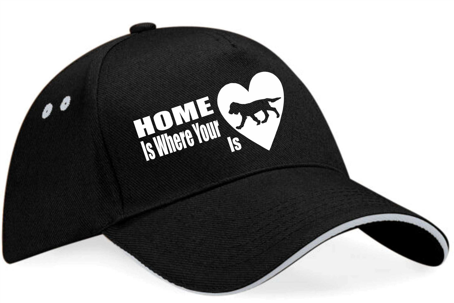 Home Is Where Sprocker Is Baseball Cap Dog Lovers Gift For Men & Ladies