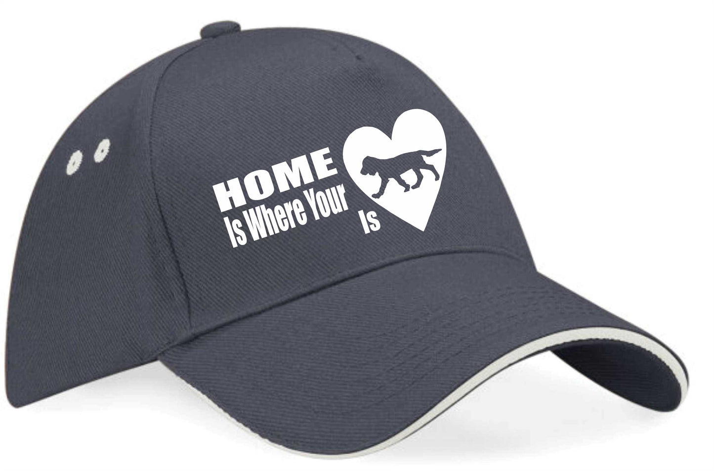 Home Is Where Sprocker Is Baseball Cap Dog Lovers Gift For Men & Ladies