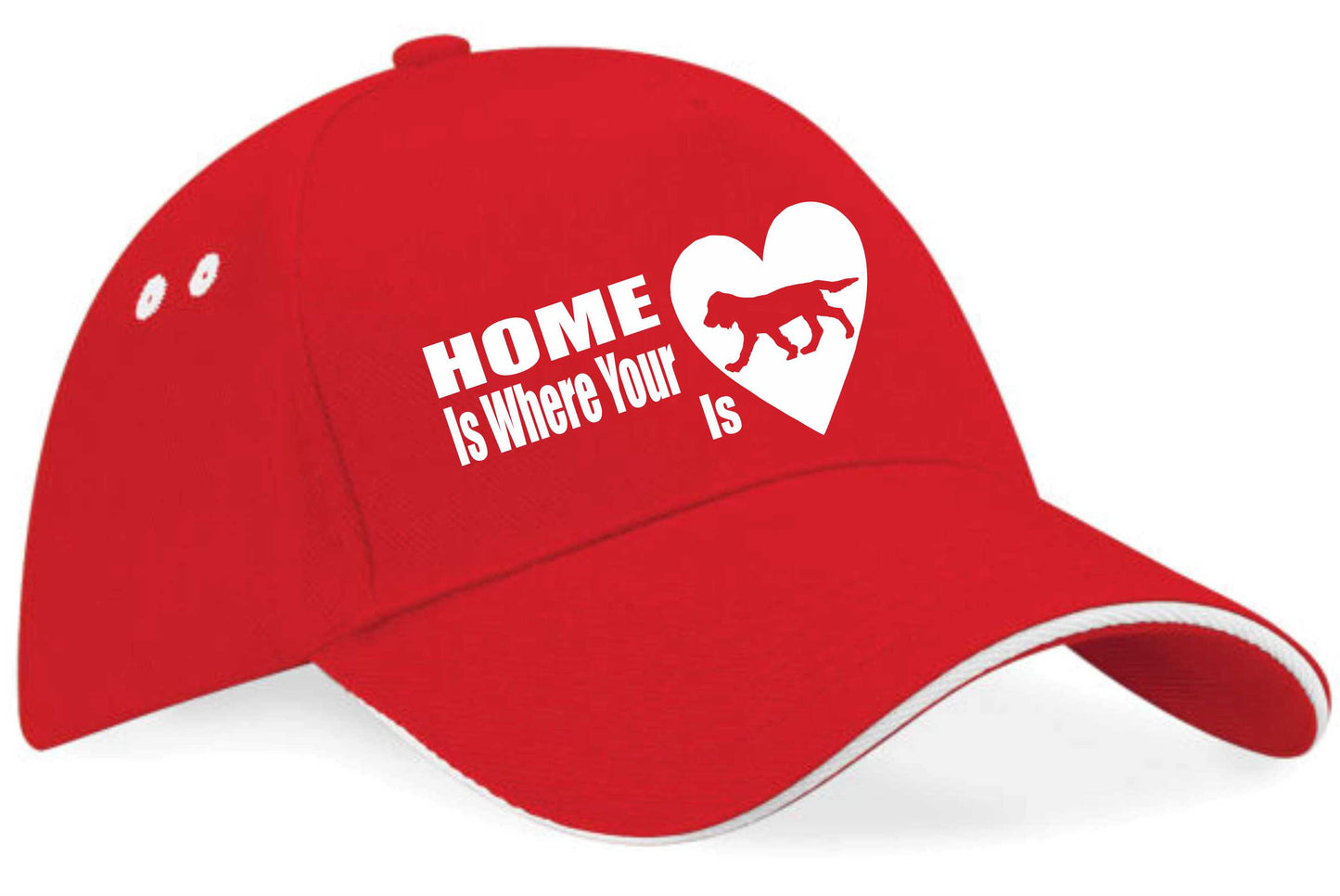Home Is Where Sprocker Is Baseball Cap Dog Lovers Gift For Men & Ladies