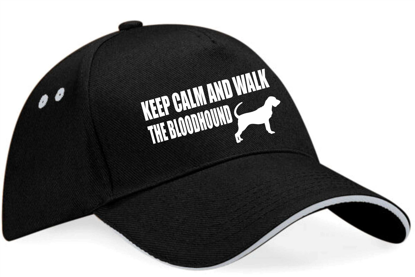 Keep Calm & Walk The Bloodhound Baseball Cap Dog Lovers Gift For Men & Ladies