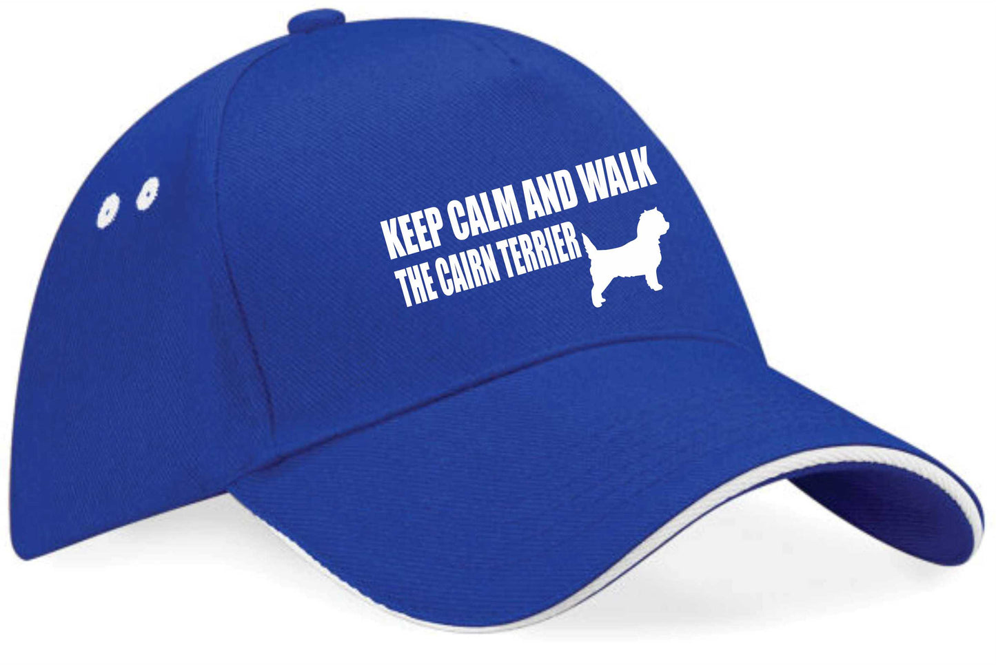 Keep Calm & Walk Cairn Terrier Baseball Cap Dog Lovers Gift For Men & Ladies