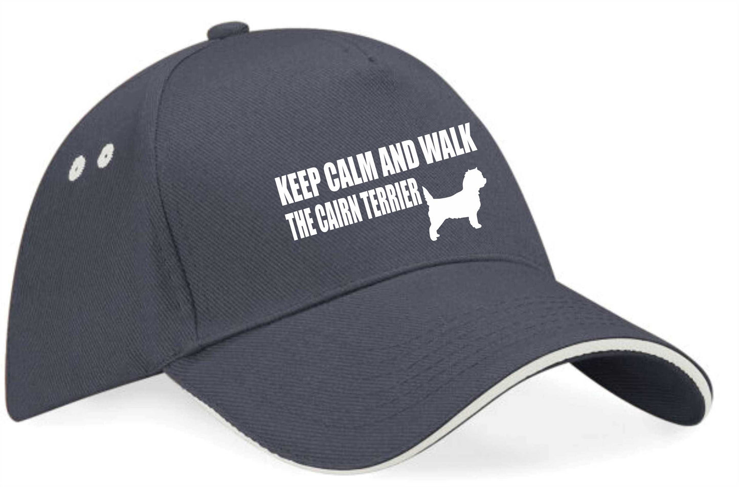 Keep Calm & Walk Cairn Terrier Baseball Cap Dog Lovers Gift For Men & Ladies