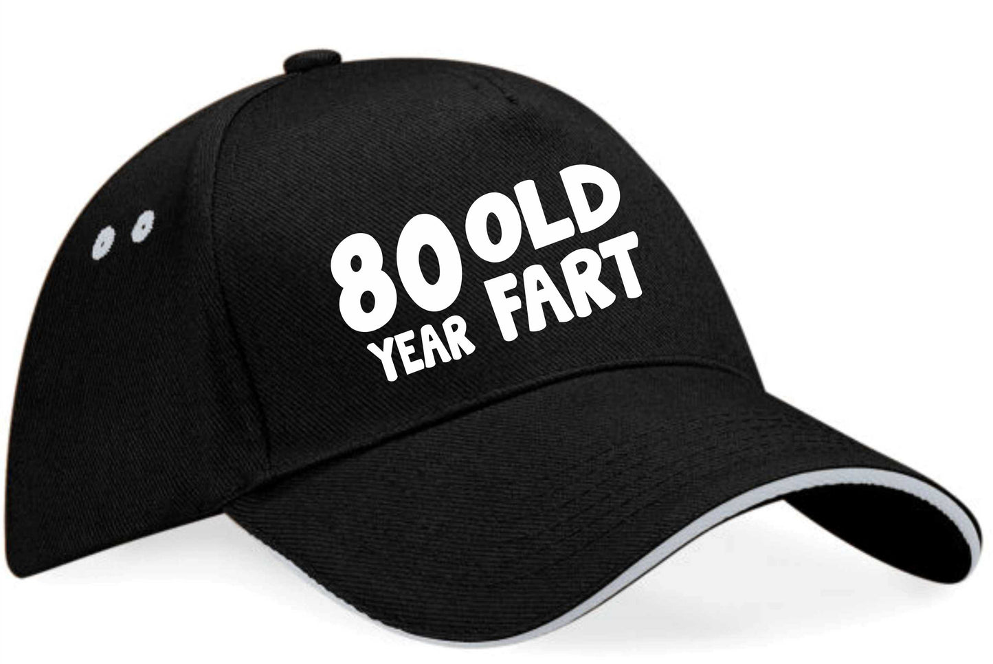 80 Year Old Fart Baseball Cap 80th Birthday Gift For Men & Women