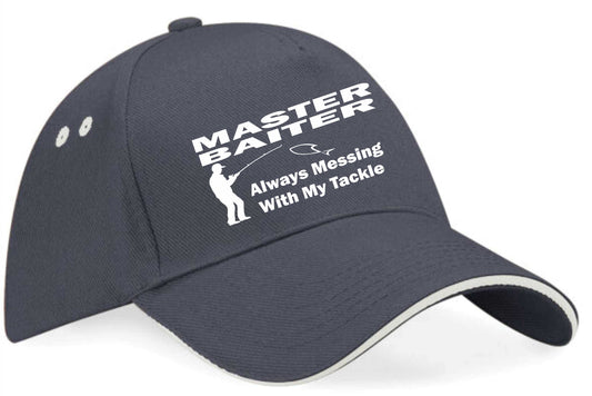 Master Baiter Baseball Cap Fishermans Fishing Gift For Men & Women