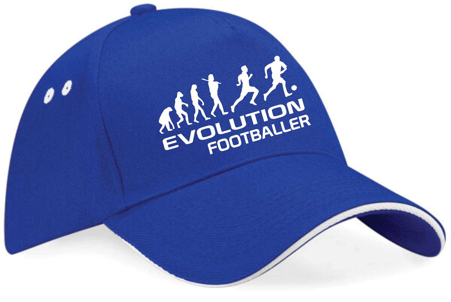 Evolution Of A Footballer Baseball Cap Sports Fan Birthday Gift For Men & Women