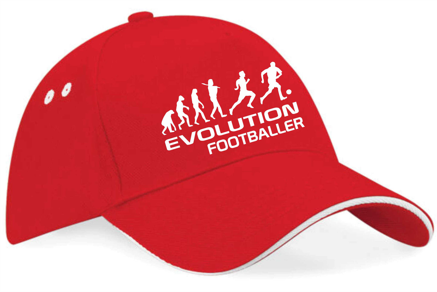 Evolution Of A Footballer Baseball Cap Sports Fan Birthday Gift For Men & Women