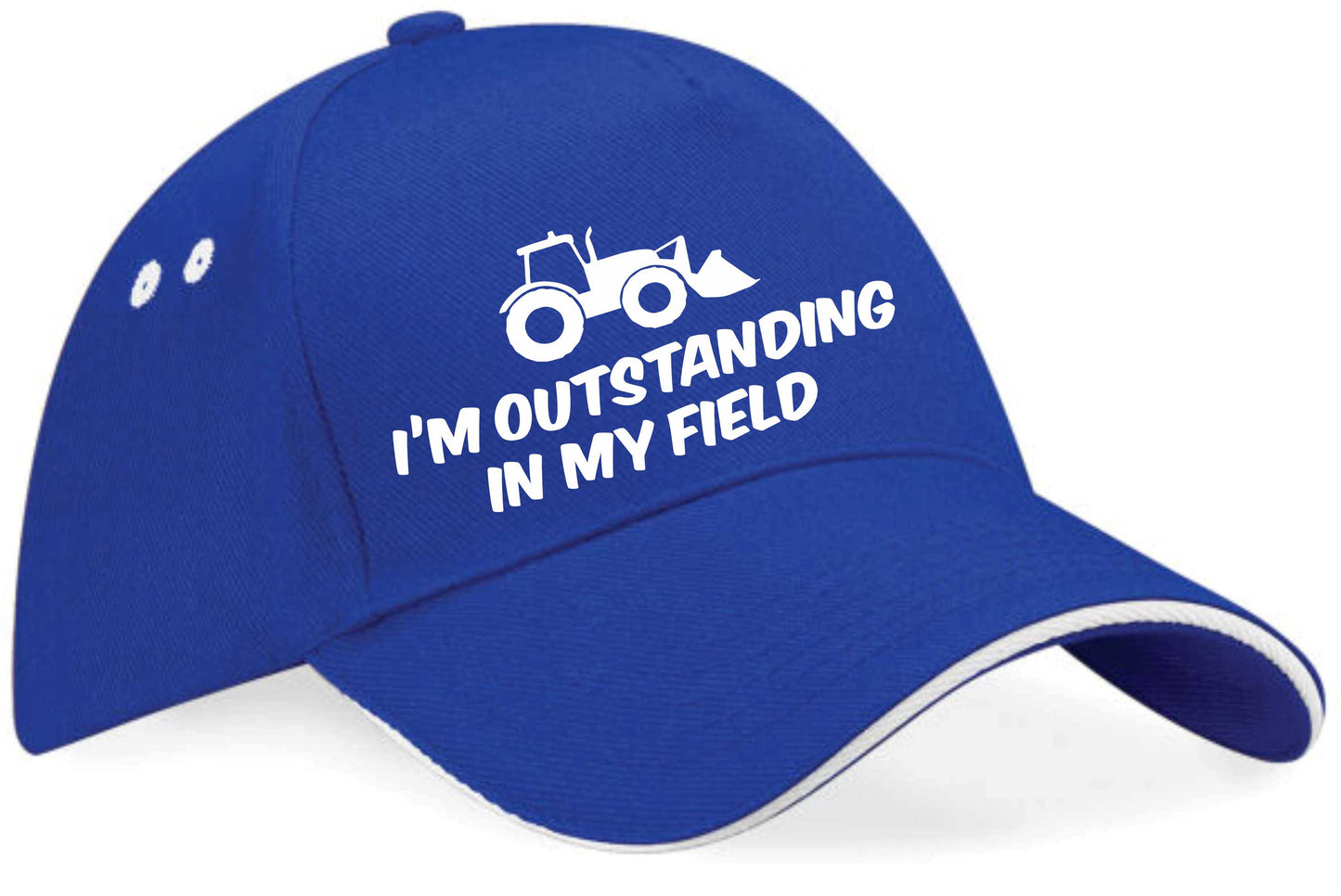 Outstanding In My Field Baseball Cap Farmers Birthday Gift For Men & Ladies