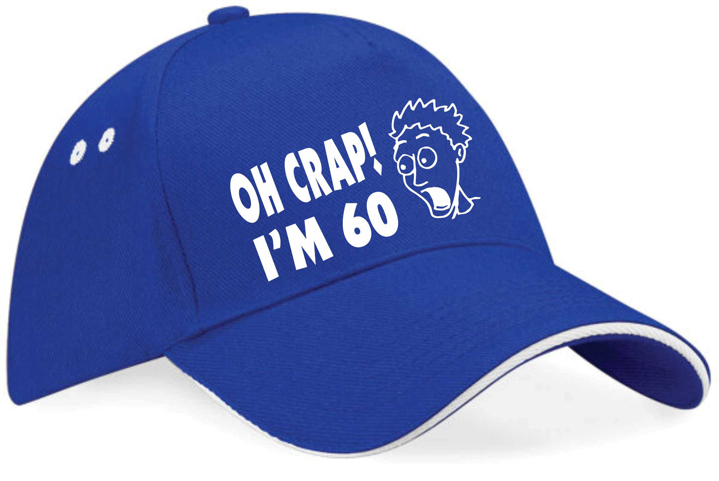 Oh Crap I'm 60 Baseball Cap 60th Birthday Gift For Men & Ladies