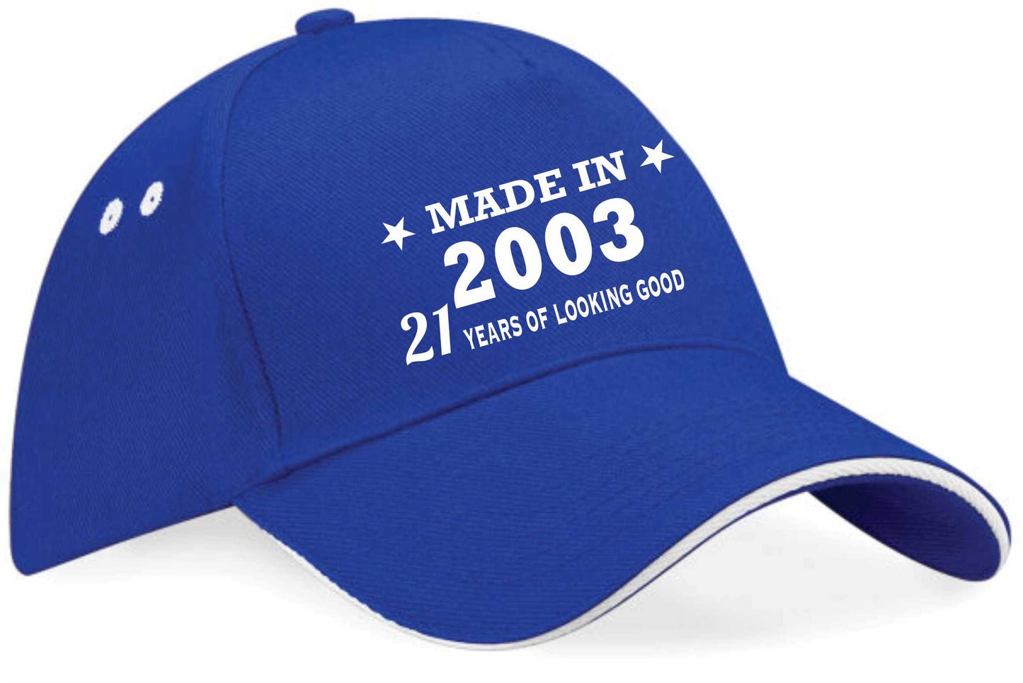 Made in 2003 21st Birthday Baseball Cap 21 Year Old Gift For Men & Ladies