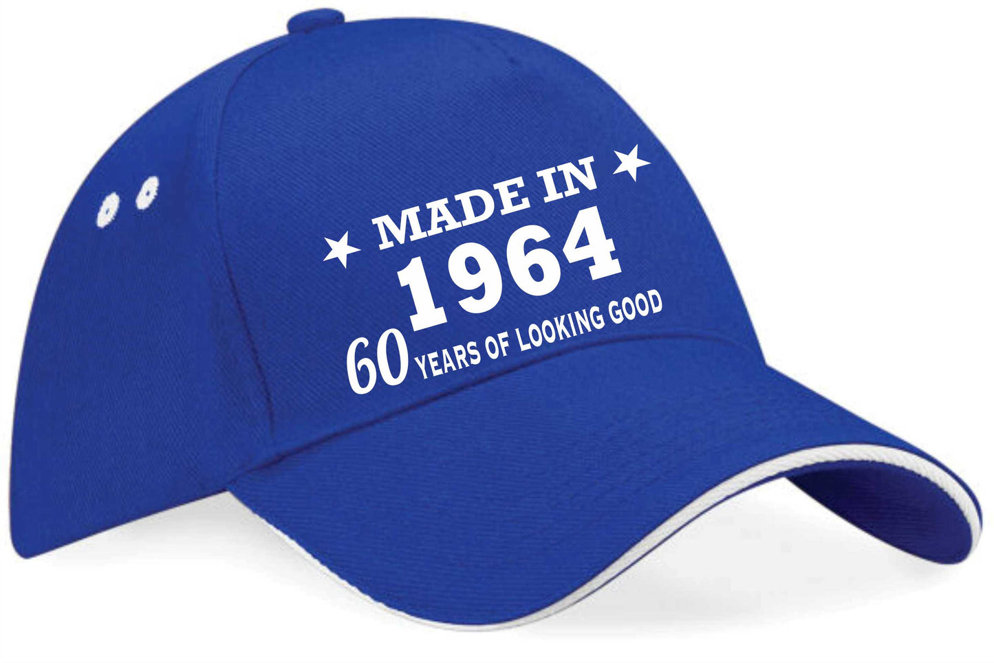 Made in 1964 60th Birthday Baseball Cap 60 Year Old Gift For Men & Ladies