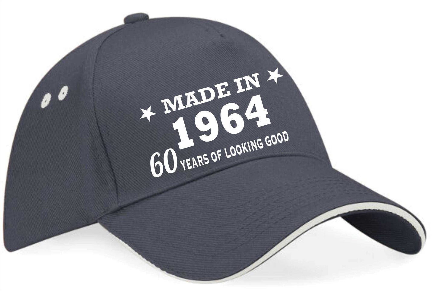 Made in 1964 60th Birthday Baseball Cap 60 Year Old Gift For Men & Ladies