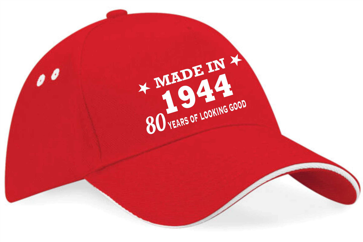 Made in 1944 80th Birthday Baseball Cap 80 Year Old Gift For Men & Ladies