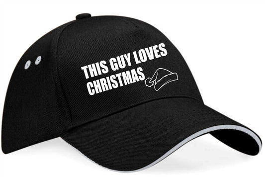 This Guy Loves Christmas Baseball Cap Birthday Gift For Men