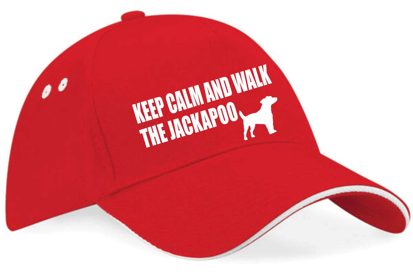 Keep Calm Walk The Jackapoo Baseball Cap Dog Lovers Gift For Men & Ladies