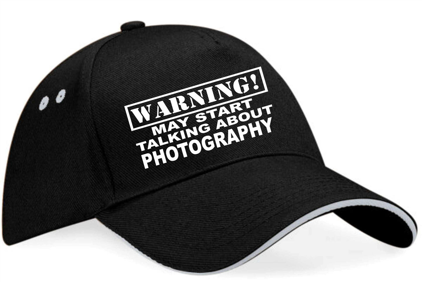 Warning May Talk About Photography Baseball Cap Hobby Gift For Men & Ladies