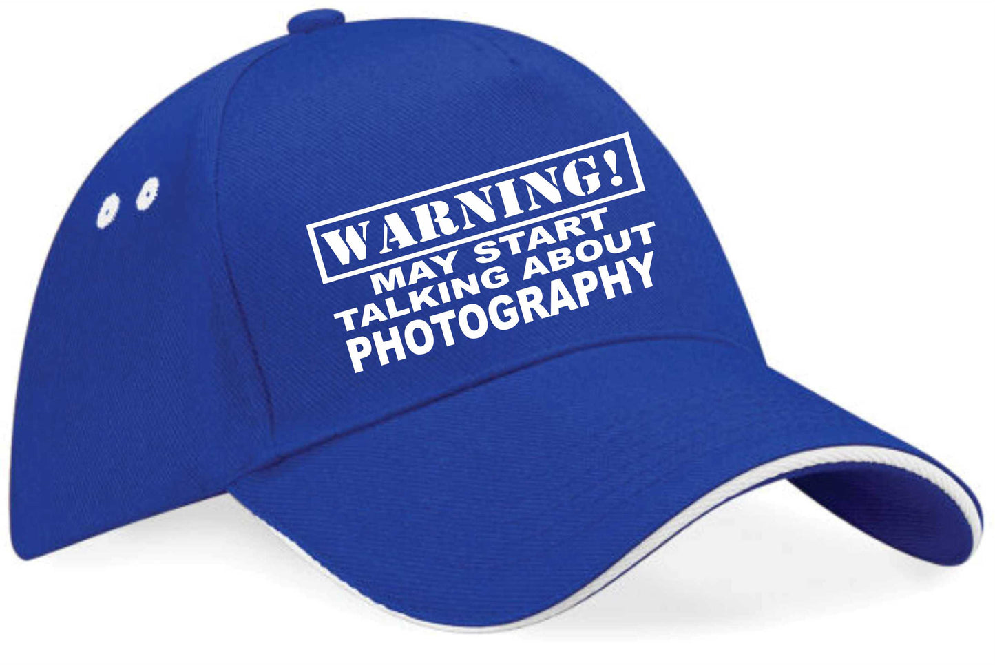 Warning May Talk About Photography Baseball Cap Hobby Gift For Men & Ladies