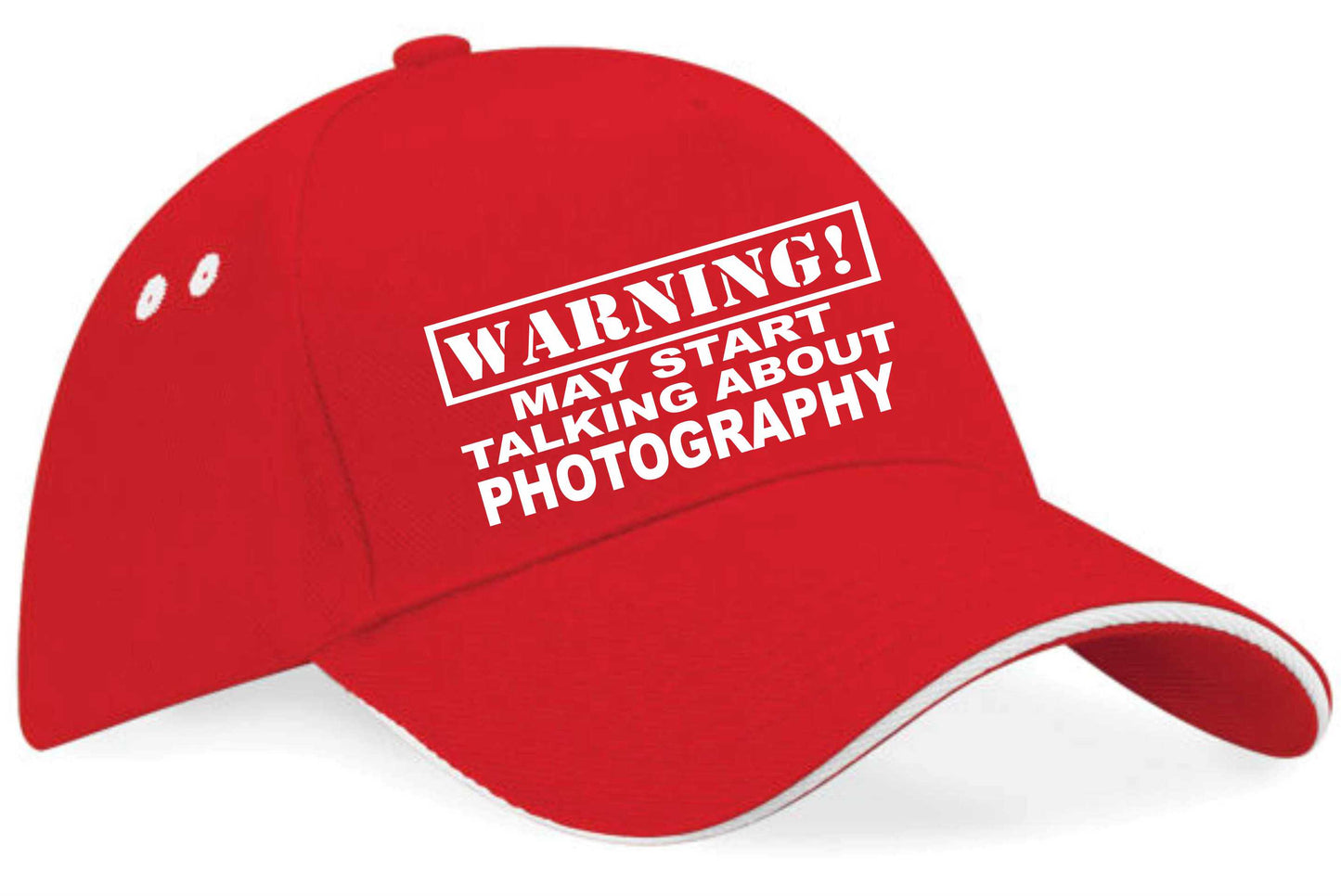 Warning May Talk About Photography Baseball Cap Hobby Gift For Men & Ladies