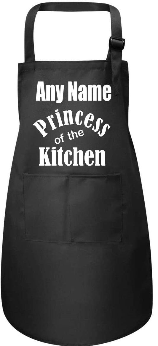 Personalised Princess of Kitchen Kids Apron