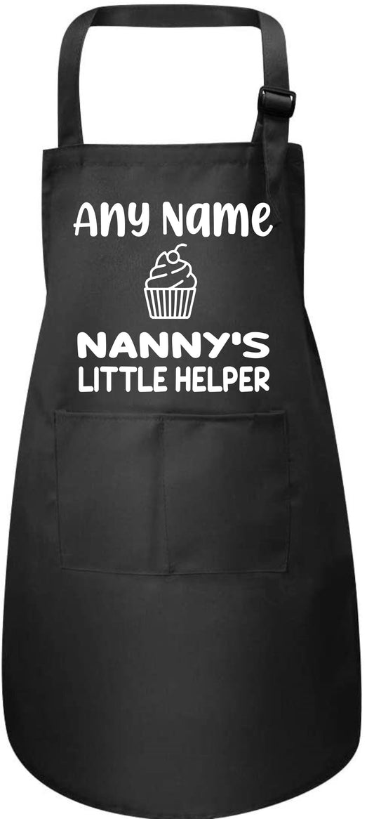 Personalised Nanny's Little Helper Kids Apron