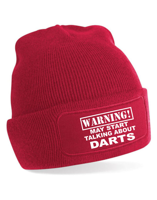 May Talk About Darts Hat Great Sports Gift For Men & Ladies Birthday